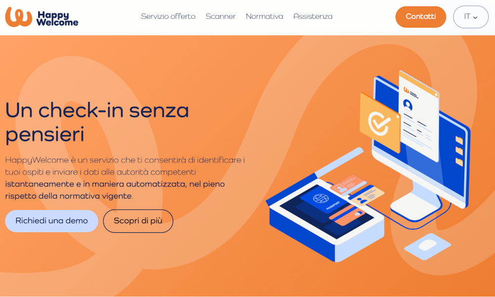 Check-in automatico per hotel e strutture ricettive