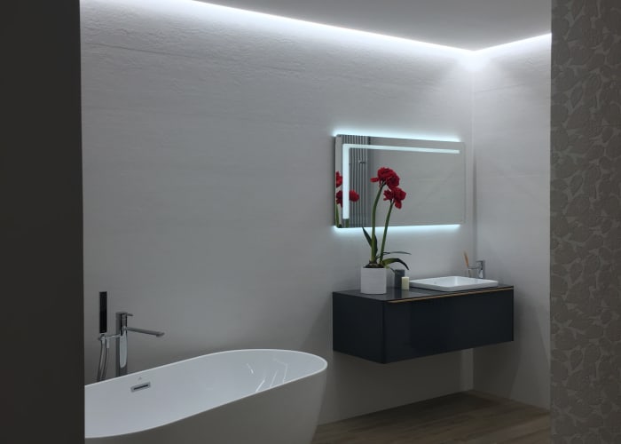 Impianti di illuminotecnica per camere stanze da bagno