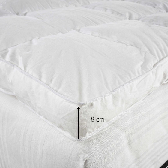 Topper matrimoniale per materassi di b&b e case vacanza