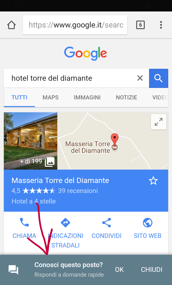 Recensioni Google Maps Hotel