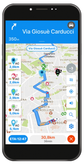 Stazioni di ricarica auto per alberghi, centri commerciali, locali, bar, pizzerie