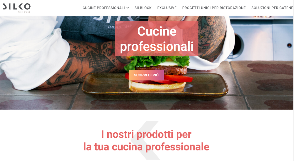 Azienda specializzata nella produzione di cucine professionali per la ristorazione in hotel