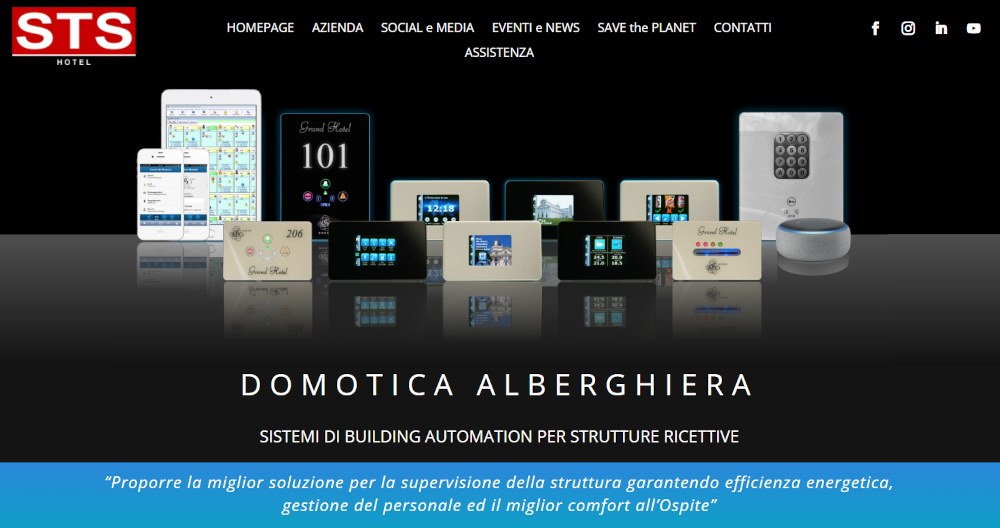 Soluzioni di domotica per hotel e altre strutture ricettive