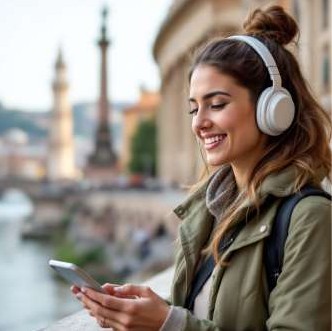 Contenuti e audioguide multilingue per viaggiatori e ospiti di hotel
