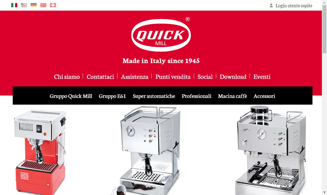 Quick Mill Srl Forniture Alberghiere Online